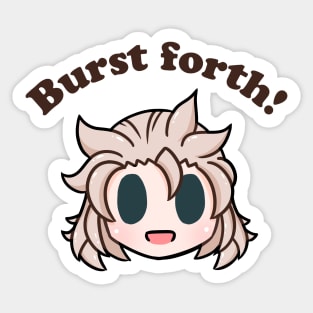 Genshin impact Benett burst forth Sticker